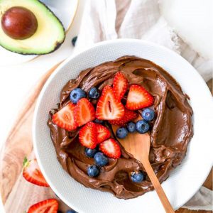 Chocolate And Avocado Pudding Feautre Image