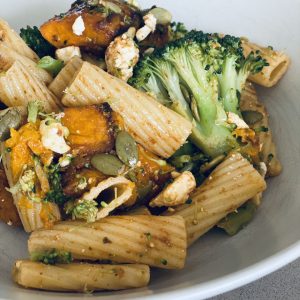 Roast Pumpkin & Pasta Salad Feature Image